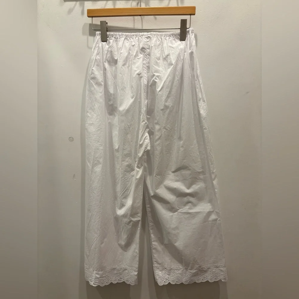 Laneway the Label White Lace Trim Pants - Picture 4 of 4